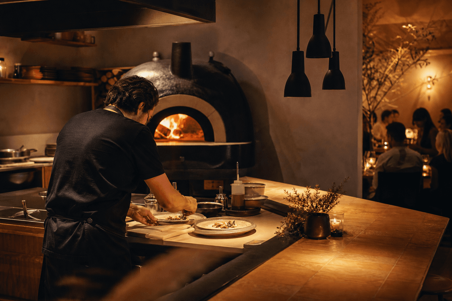 Ember & Olive concept website hero